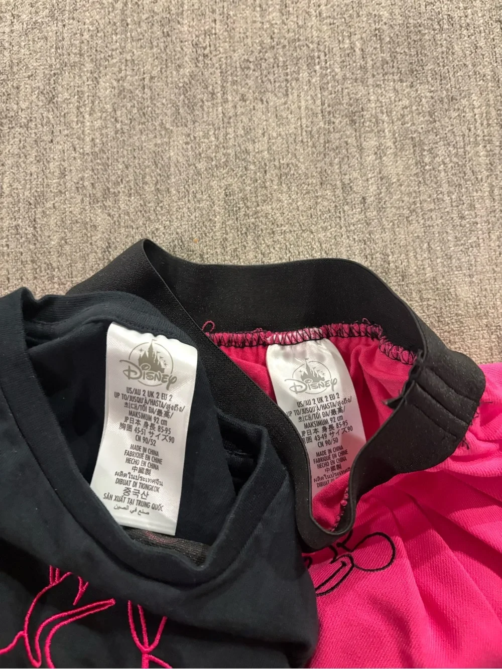 Minnie Mouse Hot Pink Skirt Set